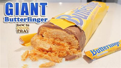 Giant Butterfinger How To Cook That Ann Reardon giant candy bar recipe ...