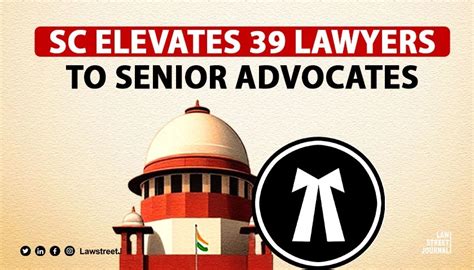 Supreme Court Elevates 39 Lawyers to Senior Advocates Including Bansuri ...