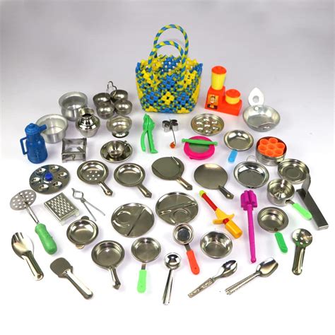 Buy 45 Pieces - Miniature Kitchen Set, Mini Kitchen Set, Kitchen Set ...