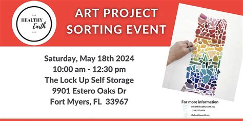Art Project Sorting Event, The Lock Up Self Storage, Fort Myers, 18 May ...