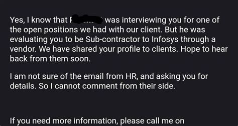 What is sub-contractor at Infosys ? Is it worth it ? Will it be a third ...