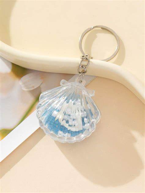 1pc Shell Shaped Keychain | SHEIN USA