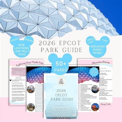 Buy 2026 EPCOT Travel WDW Planning Guide Online in India - Etsy