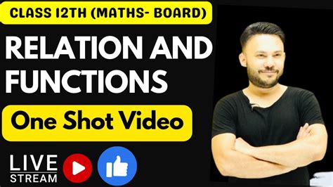 Relation and Function One Shot Class 12 的图像结果