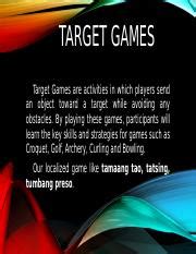 Image result for Target Games Examples SlideShare