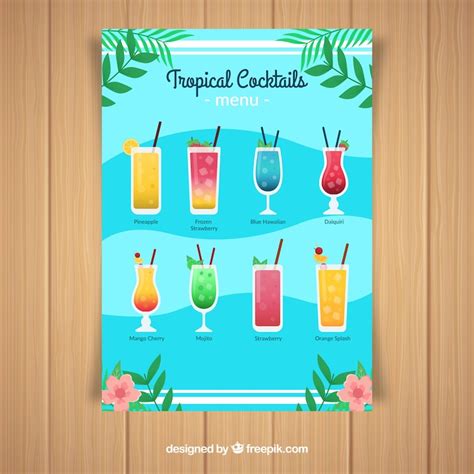 Images de Carte Boissons Plage – Téléchargement gratuit sur Freepik