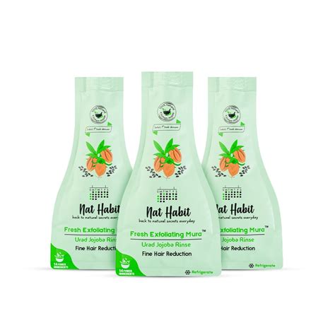 Buy Nat Habit Face Scrub, Urad Jojoba Exfoliating Mura For Fine Facial ...