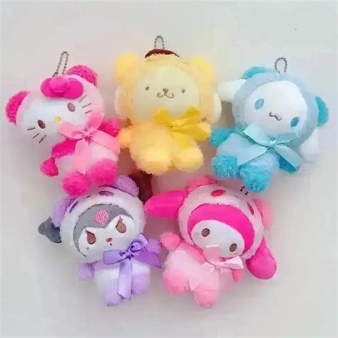 Sanliou Stylish Ribbon Plush Keychain