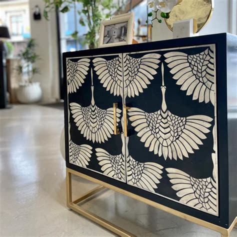 Phoenix Inlay Sideboard - Black – CasaGold
