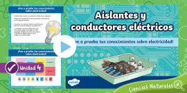 Póster: Conductores y aislantes eléctricos