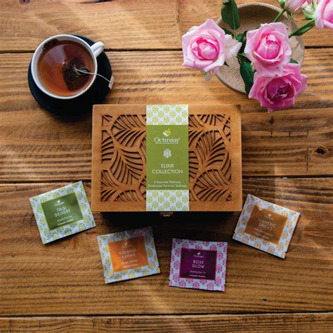 Elixir Collection 4 Assorted Wellness Teas - 40 Pyramid Teabags