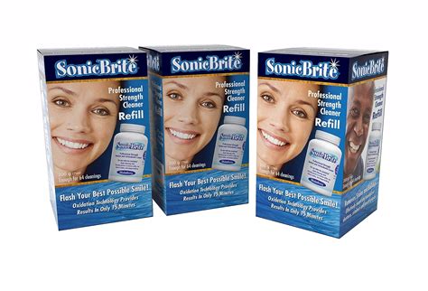 Buy SonicBrite Professional Strength Dental Appliance Cleaning Powder 7 ...