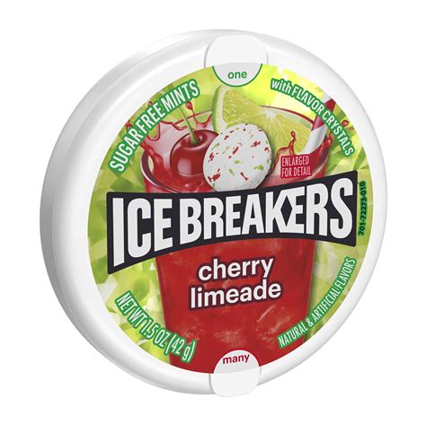 Ice Breakers Cherry Limeade Sugar Free Mints, Tin 1.5 oz - Walmart.com