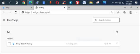 View Browser History Bing 的图像结果