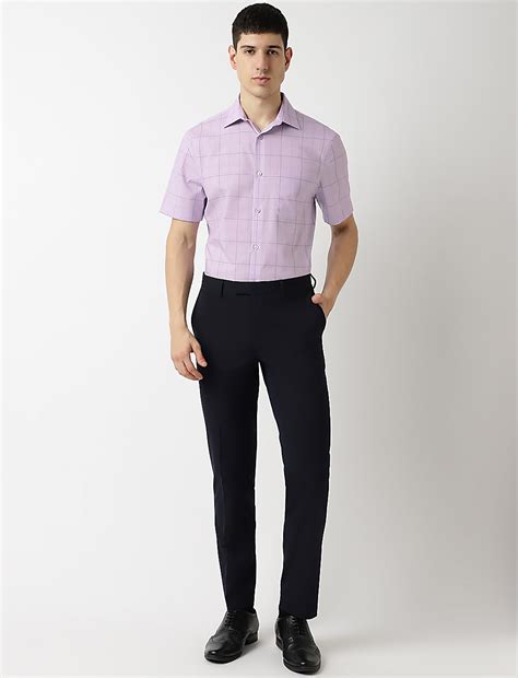 Buy Cotton Rich Checks Spread Collar Shirt at Marks & Spencer