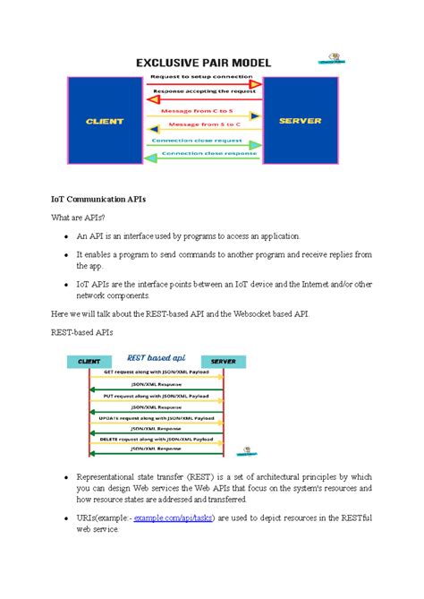 API - API - IoT Communication APIs What are APIs? An API is an ...