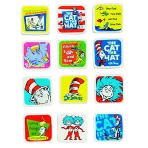 Raymond Geddes Dr. Seuss Character Erasers, 60 Pack (68509) : Amazon.in ...