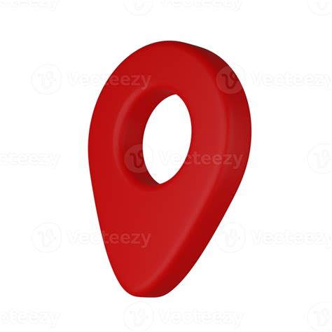 3D Map Pin PNG File 的图像结果