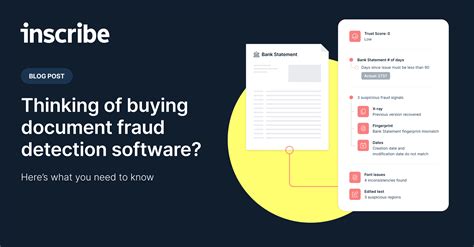Considering Document Fraud Detection Software? Read This First | Inscribe