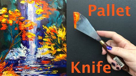 Abstract Tutorials Using a Pallet Knife 的图像结果