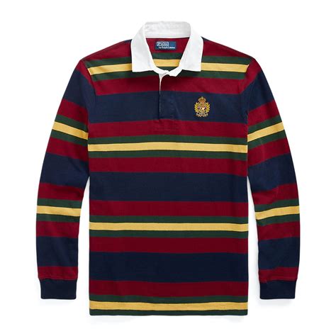 Buy Men Navy Striped Polos Online - 795149 | The Collective