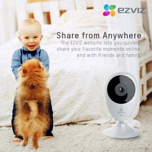 EZVIZ C2C HD Wi-Fi Home Indoor Video Monitoring Security Camera powered ...