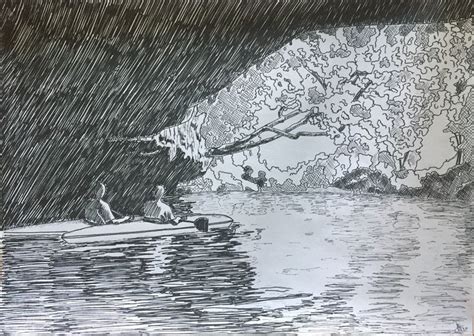 Image result for Ink Landscape Drawing Tutorial