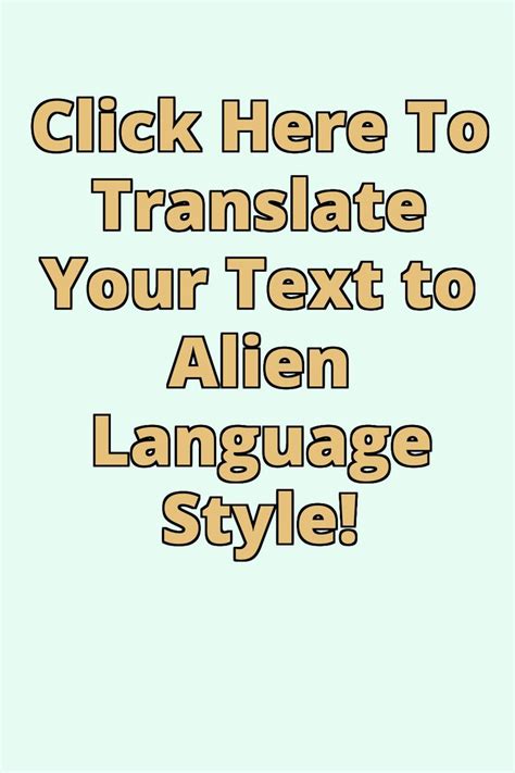 Image result for Alien Language Translator