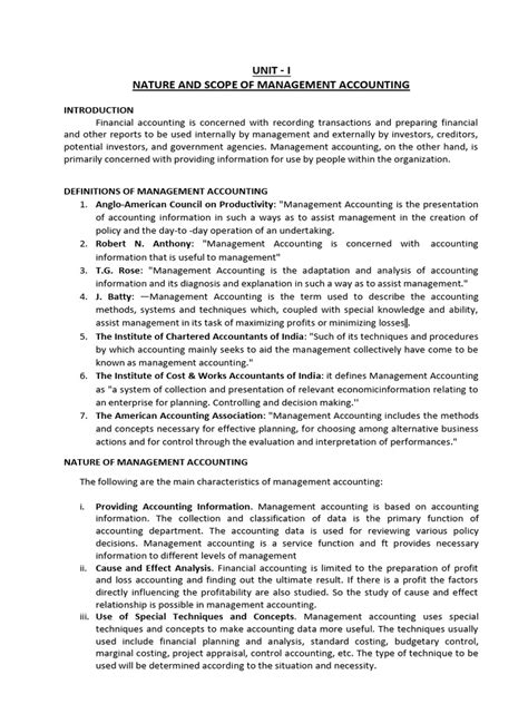 Image result for Introduction to Management Accounting Notes