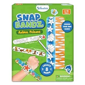 Buy Skillmatics Craft Activity - Snap Bandz, Animals, DIY Art & Craft ...