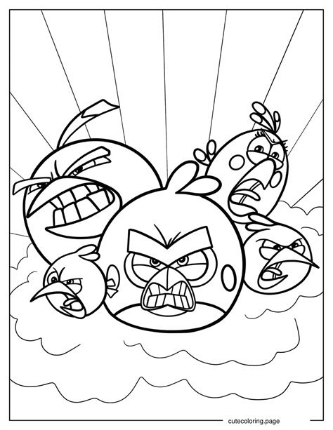Coloring Pages Angry Birds
