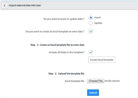 ServiceNow Data Import 的图像结果