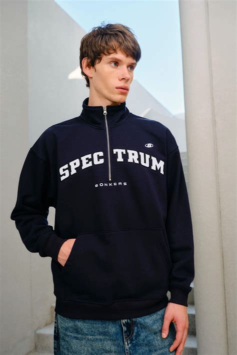 Buy Navy Blue Spectrum Pullover | BonkersCorner