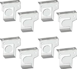 Circle Silver Rod Rail Bracket, Curtain Knobs Metal Price in India ...