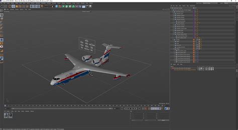 3D model Beriev Be 200 Altair Aircraft Rigged for Cinema 4D | 3D Molier ...