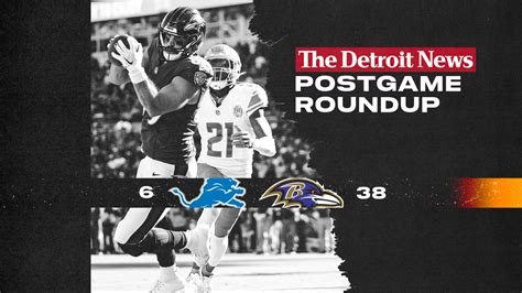 Full Detroit News coverage from Detroit Lions vs. Baltimore Ravens