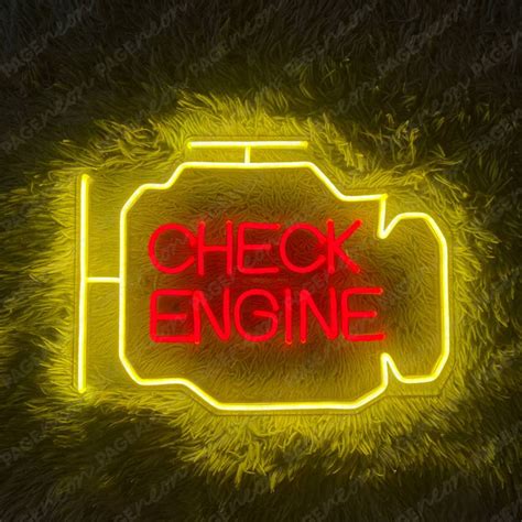 Image result for Neon Check Engine Light