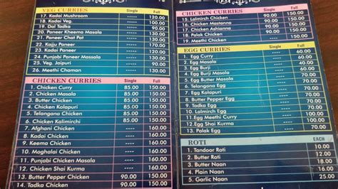 Menu at CFC Chinese Fast Food, Hyderabad, CF5V+45V