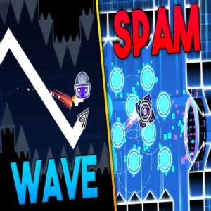 Image result for Geometry Dash Spam Wave Practice