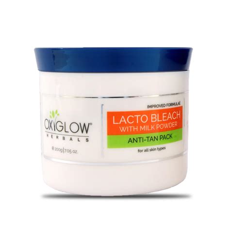 OxyGlow Herbals Bleach Cream Lacto Enriched with Milk Powder| Removes ...
