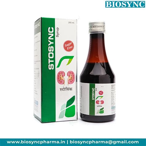 Stosync - Herbal Kidney Stone Syrup - Biosync Pharmaceuticals Pvt Ltd