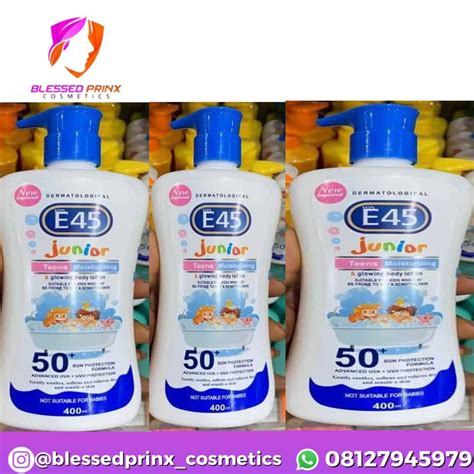 E45 Junior Baby Glow Body Milk Lotion SPF 50 (Lotion & Body Wash) – blessedprinxcosmetics