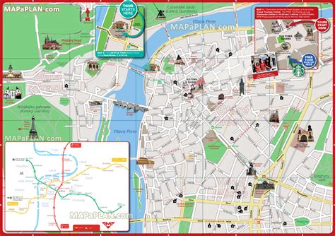 Travel Prague Map