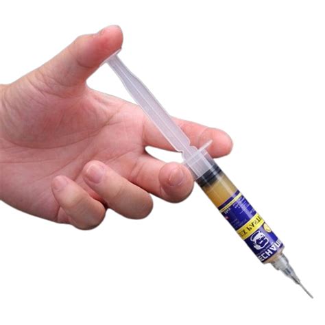 Mechanic: 10cc Liquid/Paste Soldering Flux Syringe Injection For iPhon