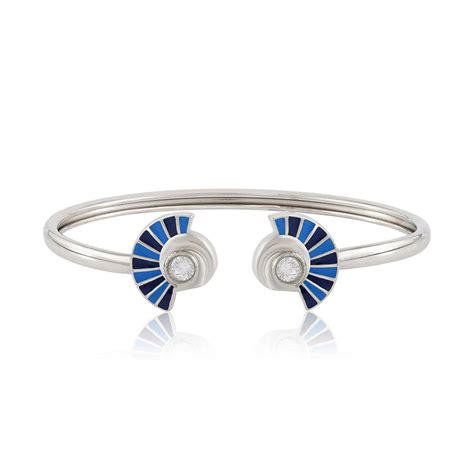 Fractals In Nature Fracta Swirl Bangle Bracelet | SHOBITAM – Shobitam India
