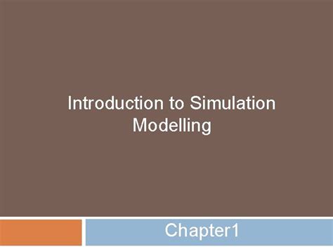 Introduction to Modelling 的图像结果