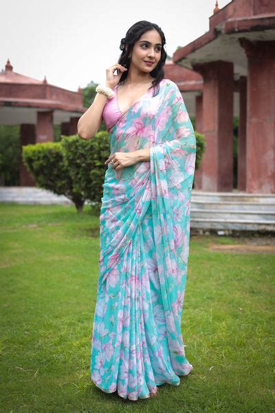 Chiffon Saree - Buy Pure Chiffon Saree Online for Women in India – Zari ...