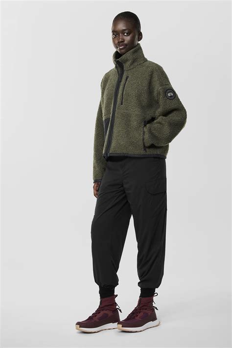 Simcoe Zip Up Fleece Sweater Black Label | Canada Goose