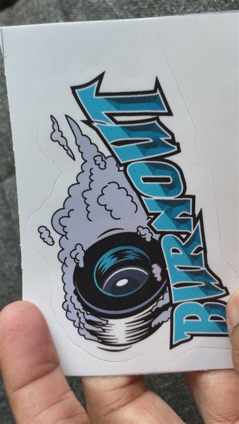 Burnout Sticker – myitine