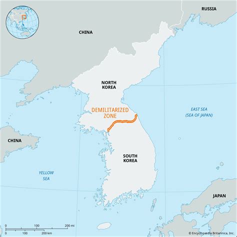 South Korean Borders Map Map South Korea Royalty Free Vector Image